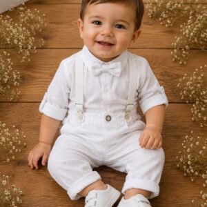 Conjunto Body Camisa, Calça Oxford