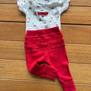 Calça e Body Coelho e Maçãs