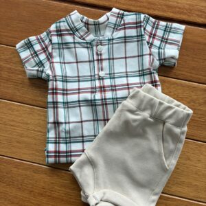 Body Gola Padre e Short Barra Virada