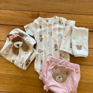 Conjunto Body e Cobre Fralda Baba