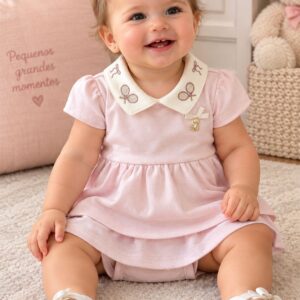 Body Vestido Gola Polo Ursa Tenista